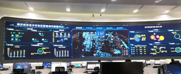 數據中心,啟用,全息,LED墻,渲染,實時數據