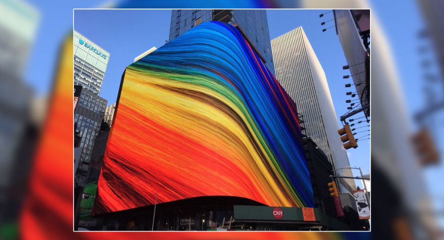 三思戶外LED顯示屏案例——紐約時(shí)代廣場