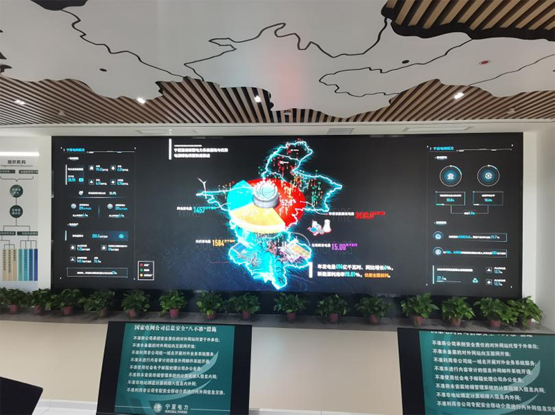 LED顯示屏,國網寧夏電力,LED顯示系統