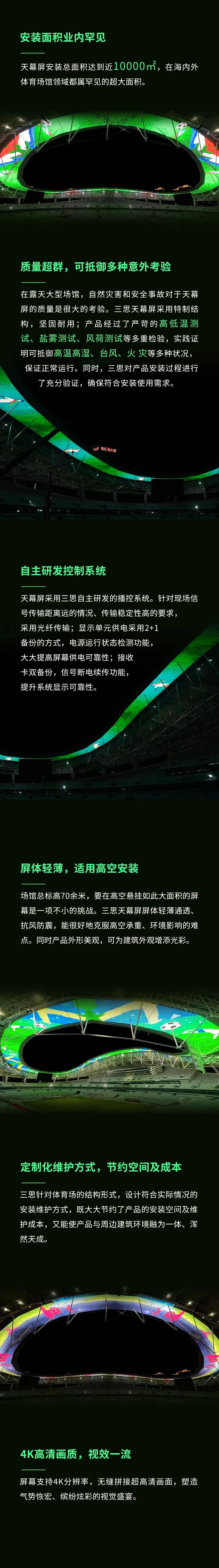 喜報,三思,上海體育館,LED天幕系統,入選工信部,2024年度,視聽系統,典型案例