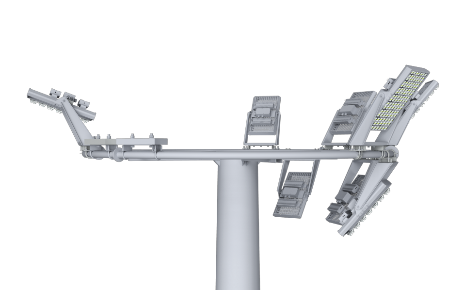 精準(zhǔn)配光,重塑機(jī)坪照度標(biāo)準(zhǔn),三思LED高桿燈,如何實(shí)現(xiàn)“類白晝”可見度
